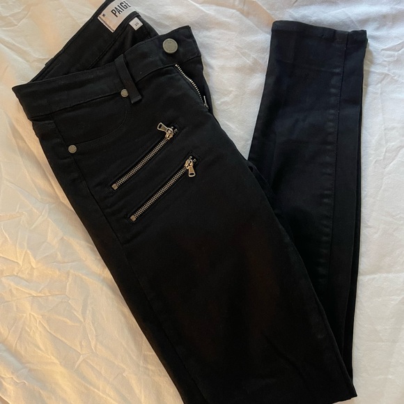 Paige Edgemont Black Shadow Jeans - Picture 3 of 4